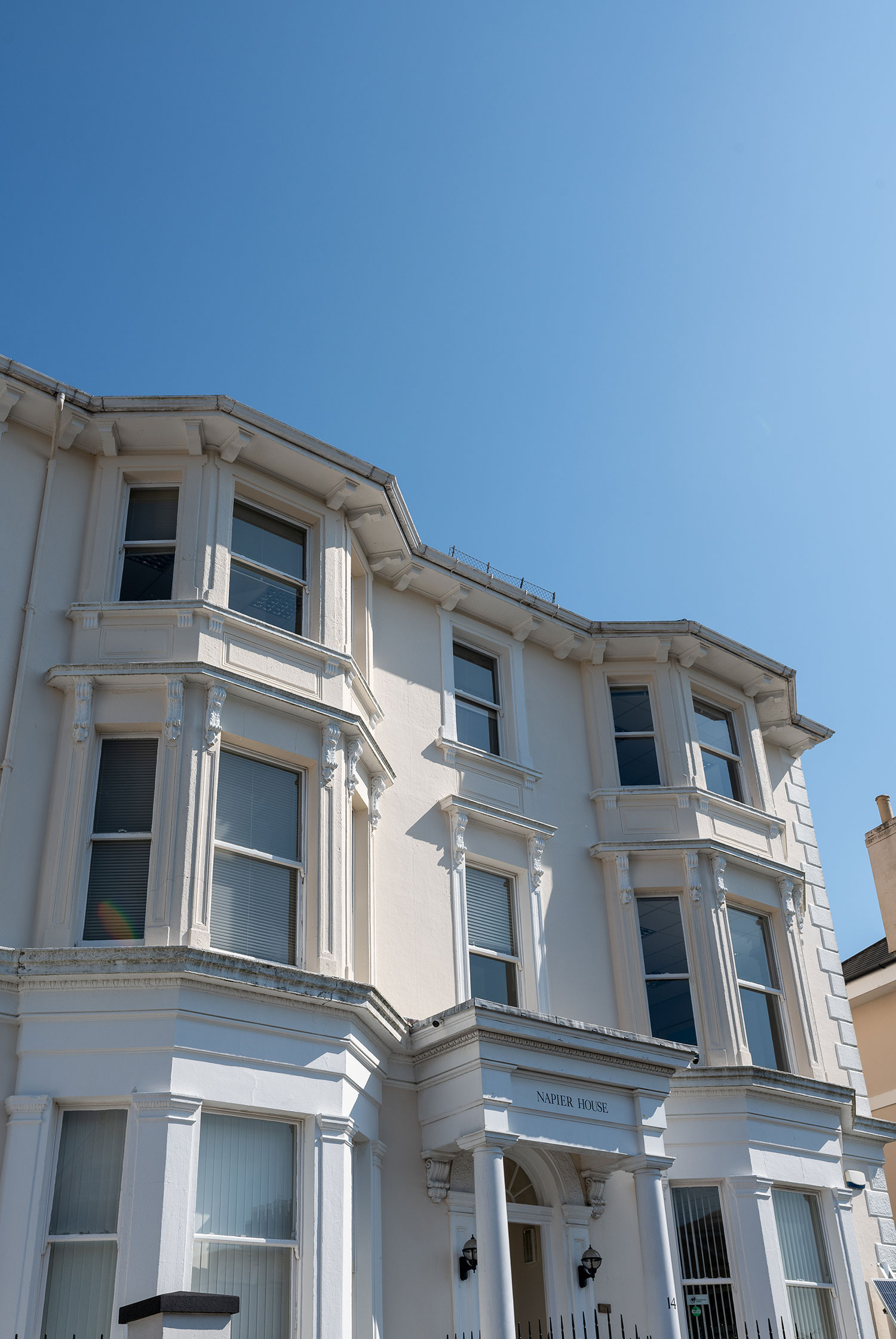 Napier House, the Victorian red-brick villa at 14-16 Mount Ephraim Road, Tunbridge Wells, where CooperBurnett Solicitors has practised since 1981.